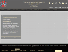 Tablet Screenshot of cortebracco.it